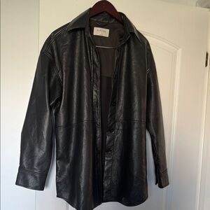 Ladies Babaton Leather look Jacket
